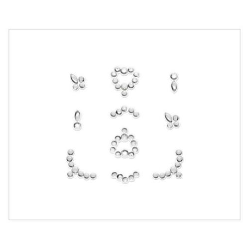 Essence 3D Nail Jewels 02 Mirror Universe 10 st