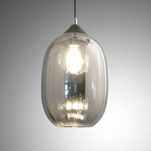 Fabas Luce Infinity pendellampa av glas, enkel ljuskälla, Ø 20cm