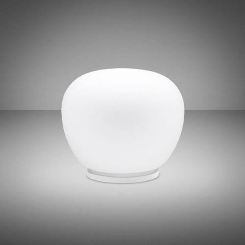 Fabbian Lumi Mochi bordslampa, liggande, Ø 30 cm