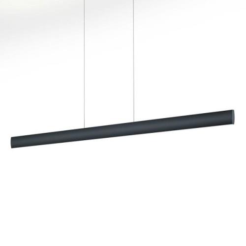 Knapstein LED-hänglampa Runa, svart, längd 132 cm