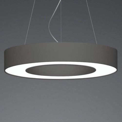 Hufnagel LED-pendellampa Donut dimbar 34 W taupe