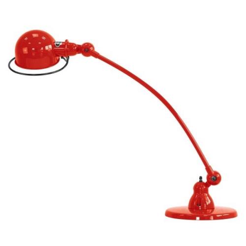 Jieldé Loft C6000 bordslampa, böjd, röd