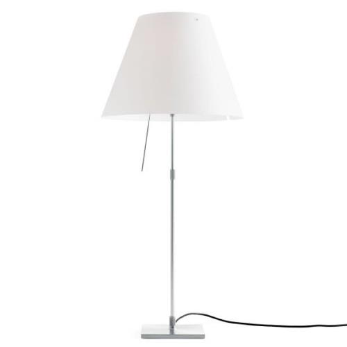 Luceplan Costanza bordslampa alu vit diffusor