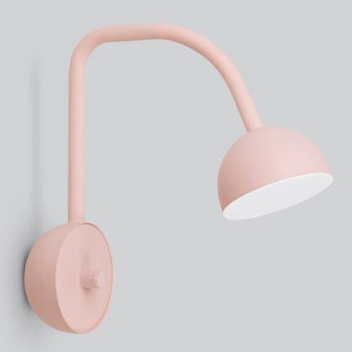 Northern Blush – rosa LED-vägglampa