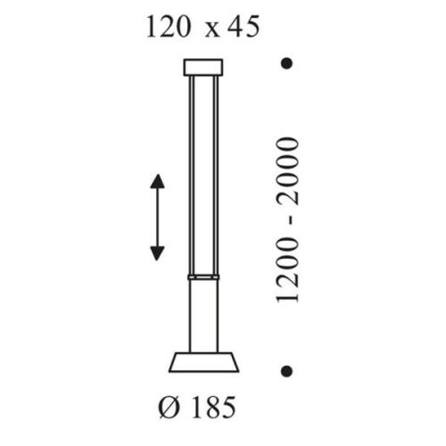 OLIGO Glance LED-pendellampa, 1 lampa svart