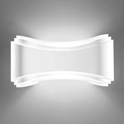 Selène LED-designervägglampa Ionica i vitt