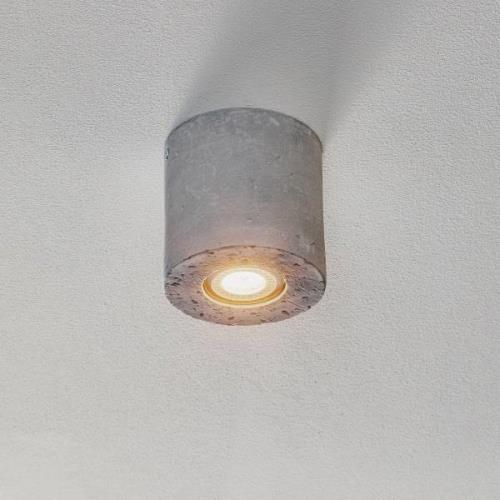 SOLLUX LIGHTING Ara taklampa som betongcylinder Ø 10cm