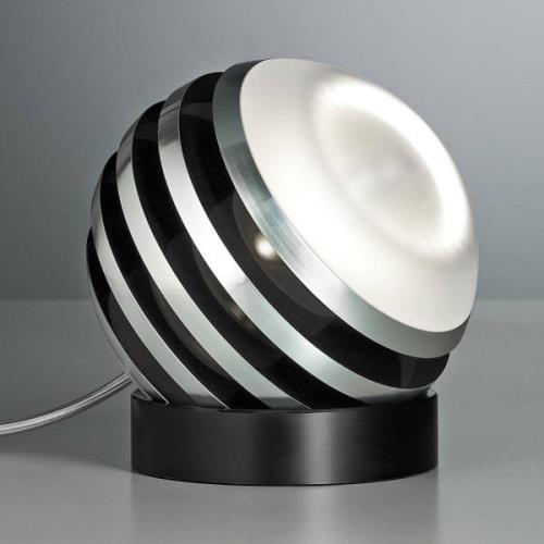 TECNOLUMEN Svart, originell LED-bordslampa BULO