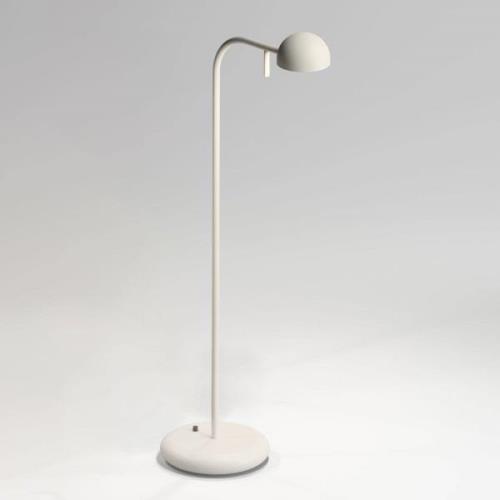 Vibia Pin 1650 LED-bordslampa, längd 23 cm, creme