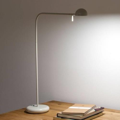 Vibia Pin 1655 LED-bordslampa, längd 40 cm, vit