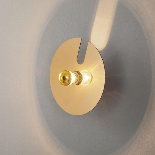 Wever & Ducré Lighting WEVER & DUCRÉ Mirro 1.0 vägg 30cm svart/guld