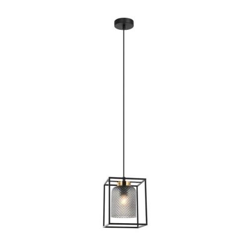 Viokef Zac pendellampa i cage-look, enkel lampa