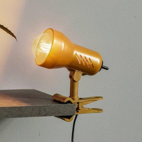 TEMAR LIGHTING Klämlampa KD Gold med kontakt, uttag E27