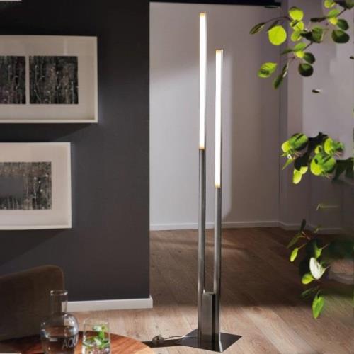 EGLO connect Fraioli-Z LED-golvlampa nickel matt