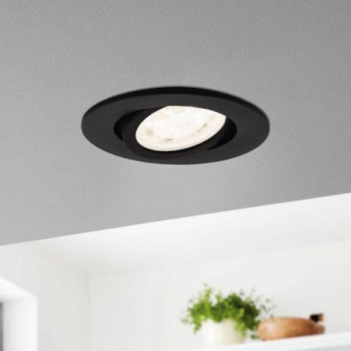 EGLO connect Saliceto-Z LED-inbyggnadslampa, svart