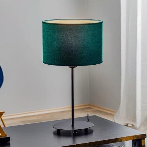 Duolla Bordslampa Golden Roller höjd 50 cm mörkgrön/guld