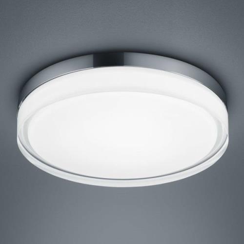 Helestra Tana LED-taklampa, krom, Ø 33 cm