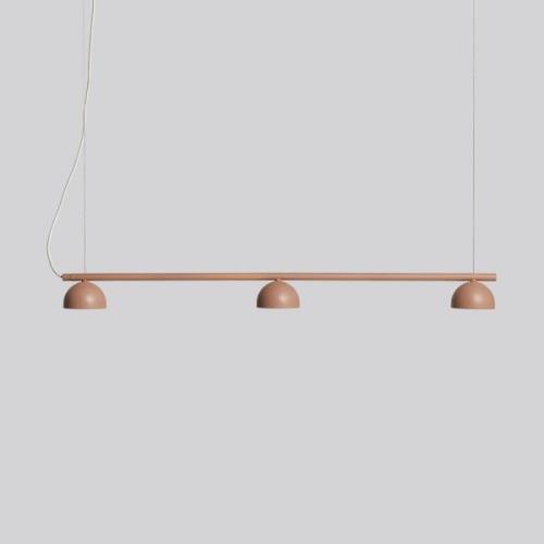 Northern Blush LED-hänglampa, 3 lampor beige