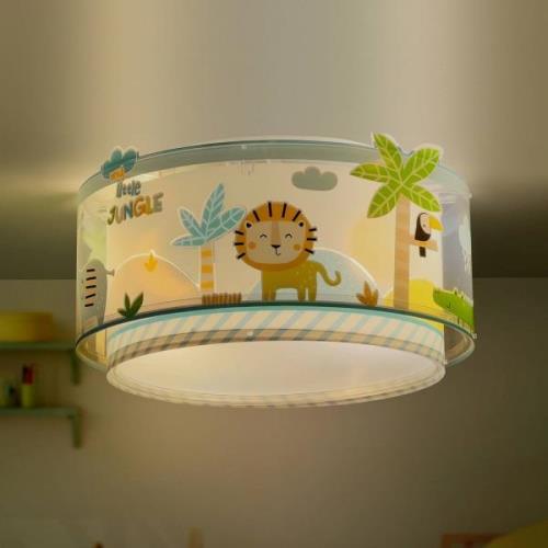 Dalber Little Jungle taklampa, djungelmotiv