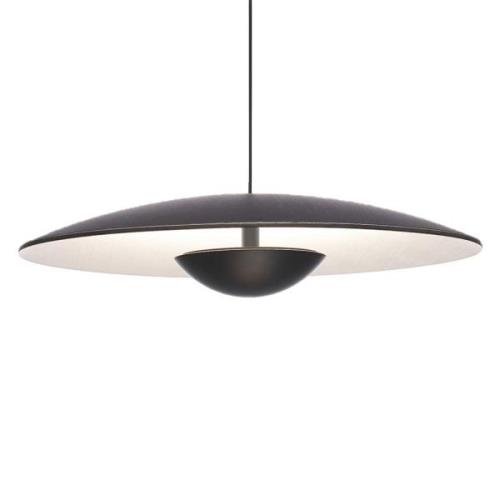 MARSET Ginger LED-pendel triac Ø42cm wenge/vit