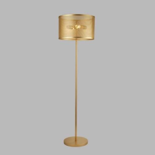 Searchlight Golvlampa Fishnet, guld