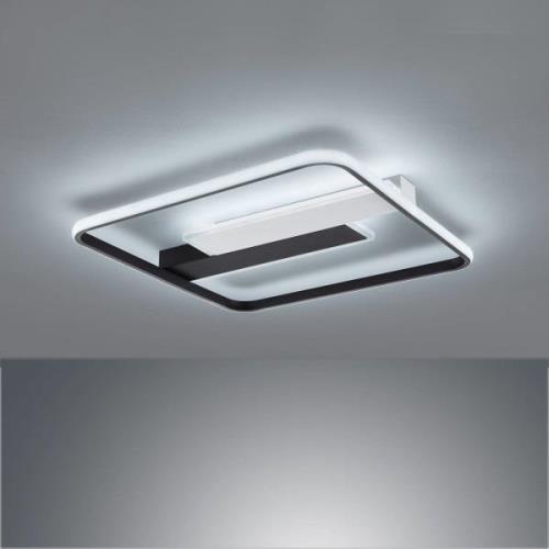 FISCHER & HONSEL LED-taklampa Blithe 50x50cm, ram