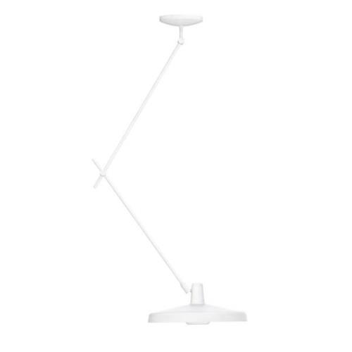 GRUPA Arigato 1-lampa för tak 140cm Ø45cm vit