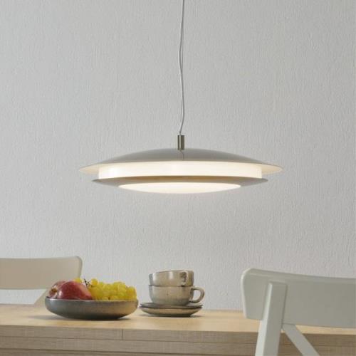 EGLO connect Moneva-C LED-hänglampa nickel Ø 48,5