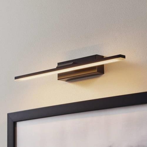 MCJ LED-vägglampa Miroir 40 cm svart 3000K