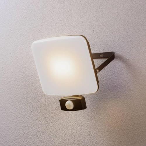 Prios Paityn LED-utomhusvägglampa med sensor, 50 W