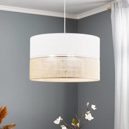 TK Lighting Linobianco pendellampa med jute