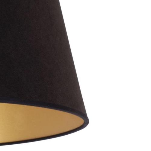 Duolla Cone lampskärm höjd 25,5 cm, svart/guld