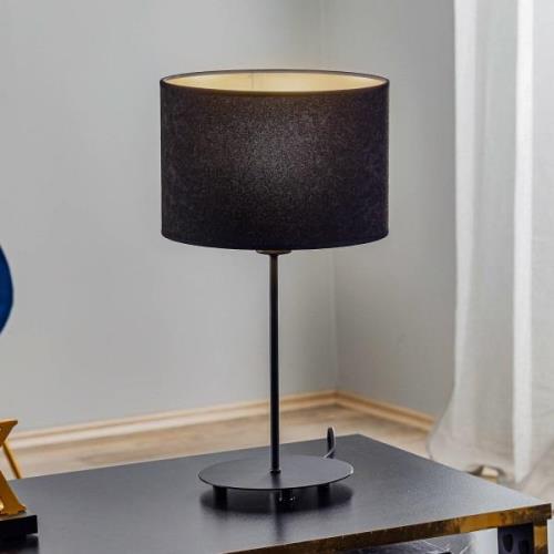 Duolla Bordslampa Golden Roller, höjd 50 cm svart/guld