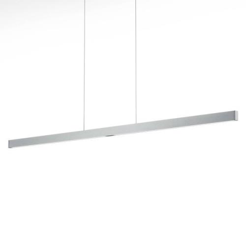 Knapstein LED-hänglampa Linn-L 128, nickel