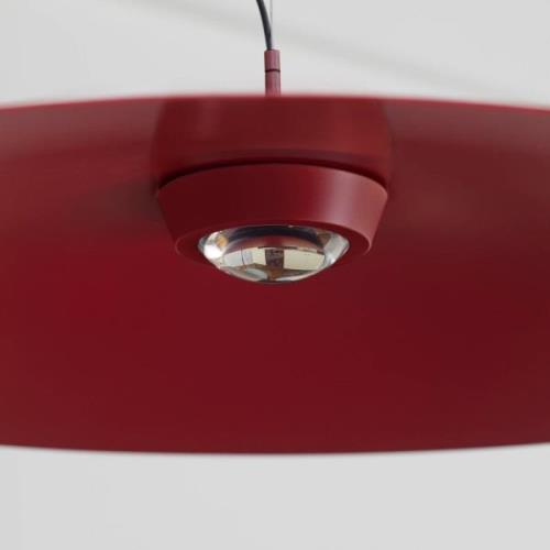 Luceplan Koinè LED-pendellampa 927 Ø37cm röd