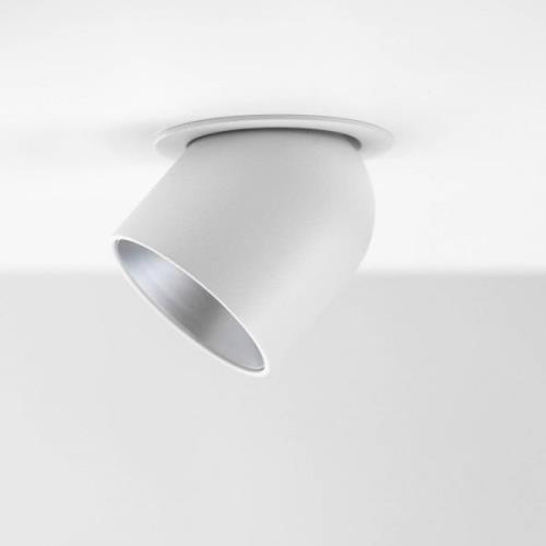 The Light Group SLC Cup LED-inbyggd downlight vit/silver 2 700 K