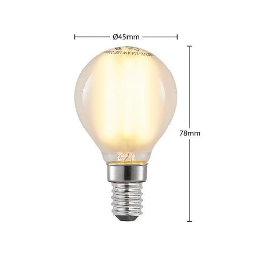 Arcchio LED-dropplampa E14 4W 2 700 K matt dimbar 2-pack