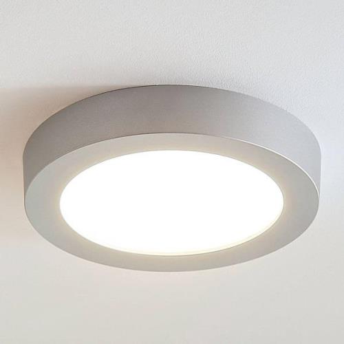 Arcchio LED-taklampa Marlo silver 3000K rund 25,2 cm