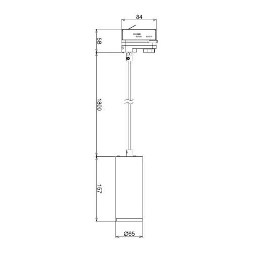 Deko-Light LED-pendellampa Lucea 3-krets 10W svart