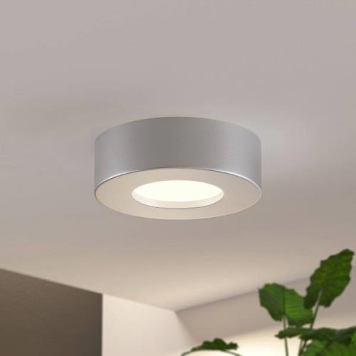 Prios taklampa Edwina, silver, 12,2 cm, 2 st, dimbar