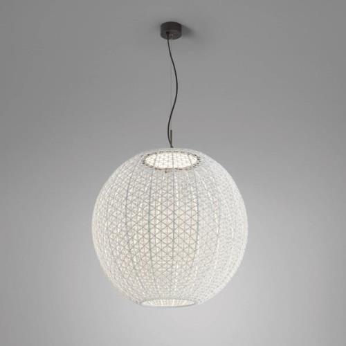 Bover Nans Sphere S/80 LED utomhus pendellampa beige