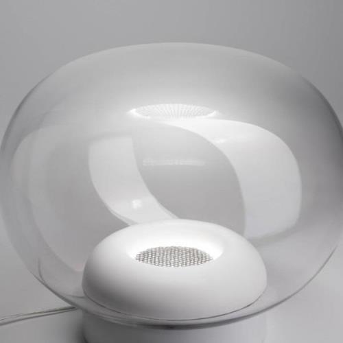 Stilnovo La Mariée LED-bordslampa transparent/vit