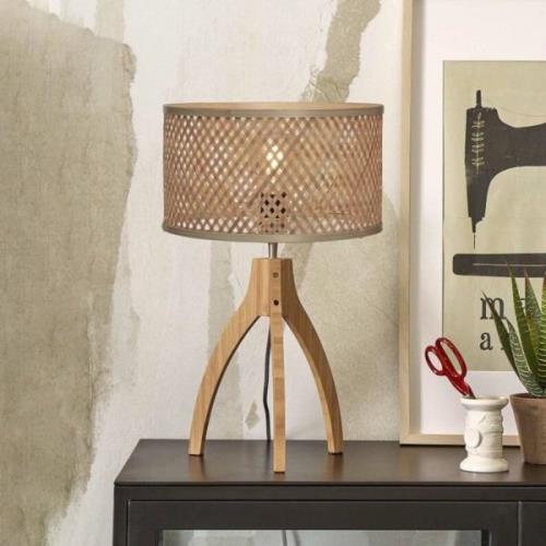 GOOD & MOJO Java bordslampa trebent natur