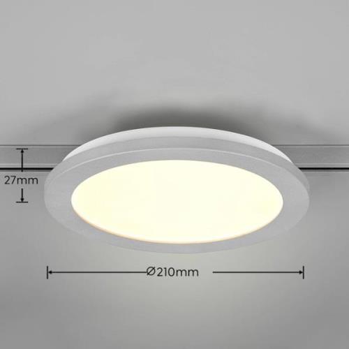 Trio Lighting LED-taklampa Camillus DUOline, Ø 26 cm, titan