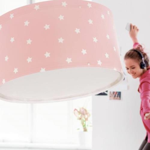 Dalber Star Light taklampa för barn rosa