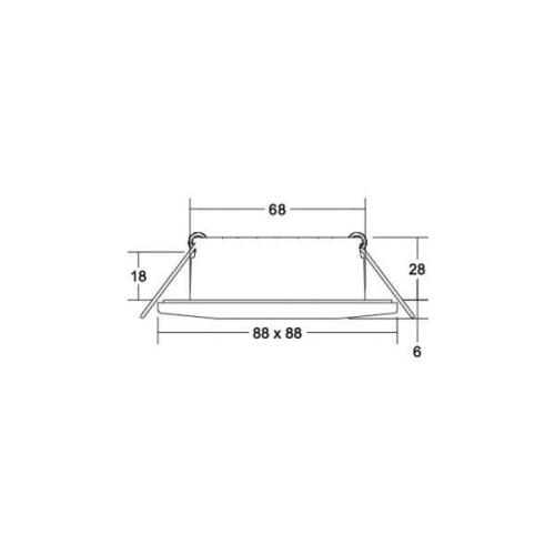 BRUMBERG Choose LED-inbyggd downlight, nickel