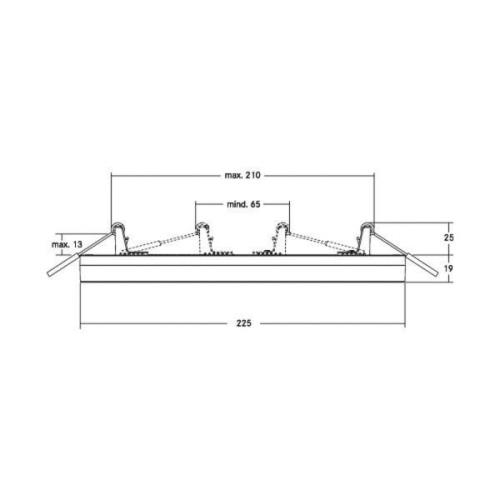 BRUMBERG Moon Midi LED-takpanel RC CCT Ø22,5cm