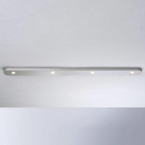 Bopp Close LED-taklampa, fyra ljuskällor, aluminium