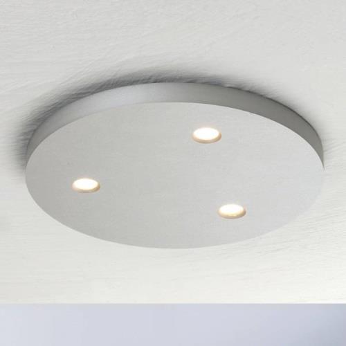 Bopp Close LED-taklampa 3-ljus rund aluminium