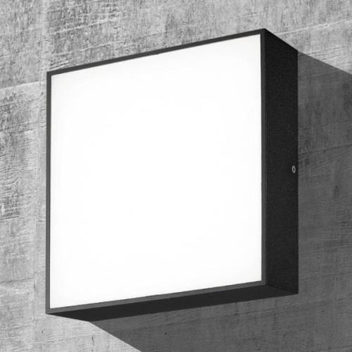 LED-utomhusvägglampa CMD 9024, 24 x 24 cm